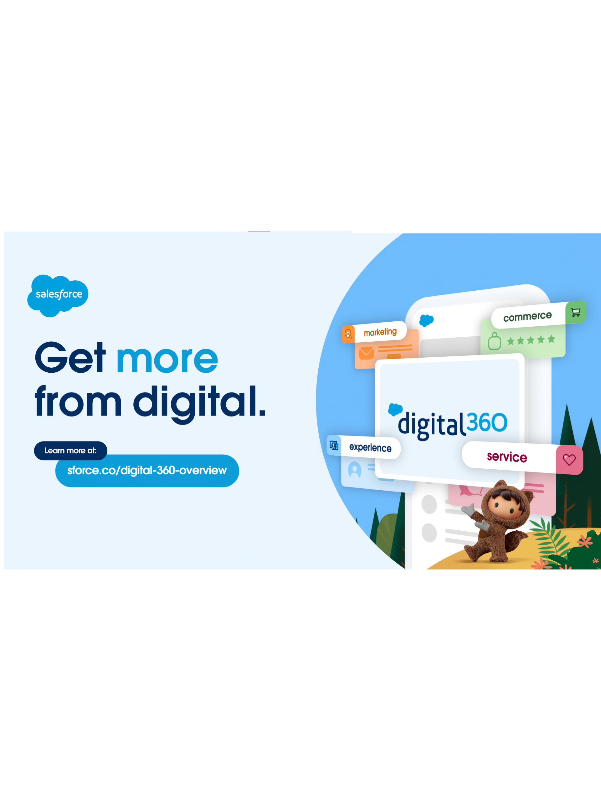 Salesforce Digital 360. Get more from Digital