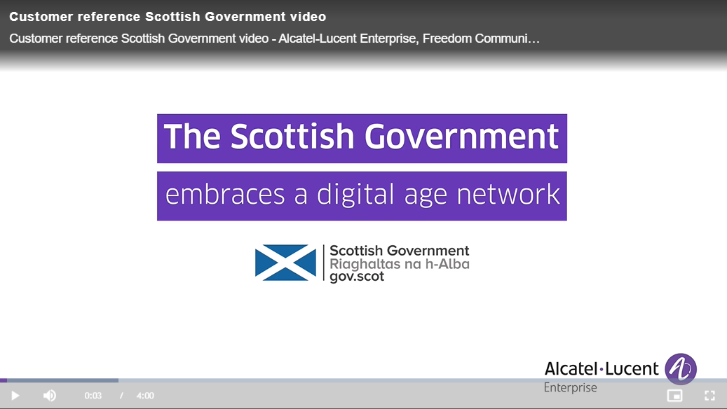 The Scotish Government embraces a digital age network