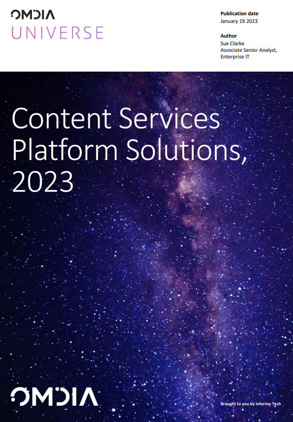 Content Services Platform Solutions, 2023